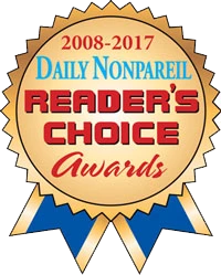 Chiropractic Council Bluffs IA Readers Choice 2008-2007 Ribbon